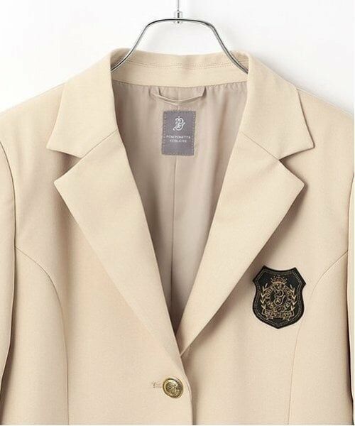 pom ponette junior / ポンポネット ジュニア テーラードジャケット | *エンブレムジャケット | 詳細10