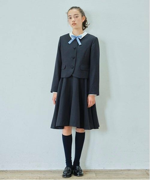 pom ponette junior / ポンポネット ジュニア テーラードジャケット | *サキソニーノーカラージャケット | 詳細10