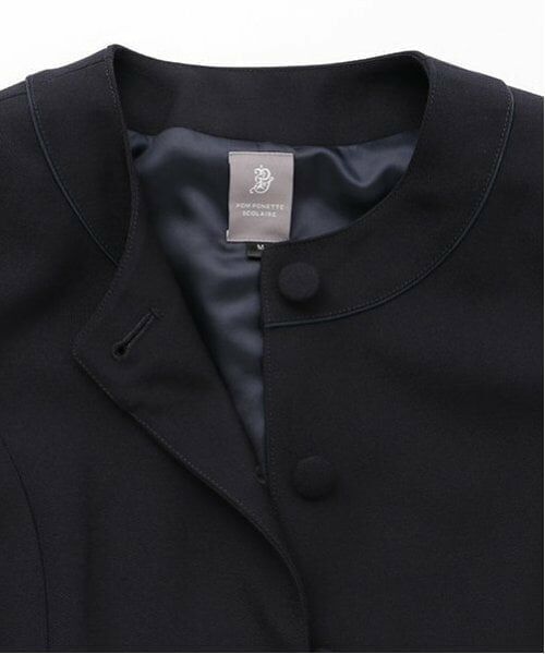 pom ponette junior / ポンポネット ジュニア テーラードジャケット | *サキソニーノーカラージャケット | 詳細3