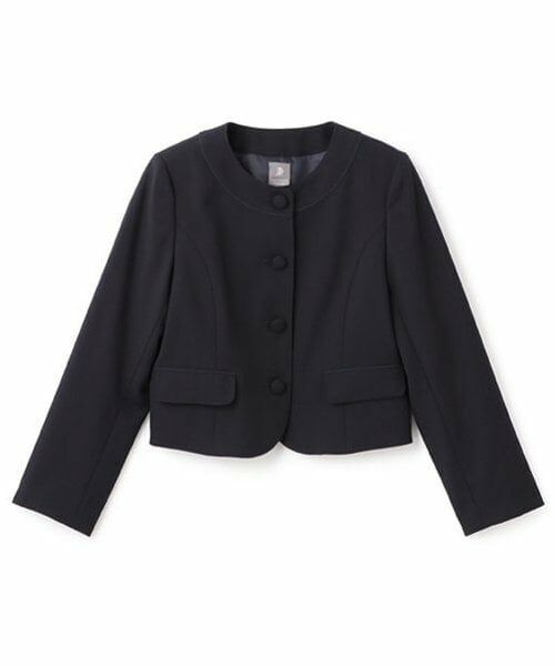 pom ponette junior / ポンポネット ジュニア テーラードジャケット | *サキソニーノーカラージャケット | 詳細9
