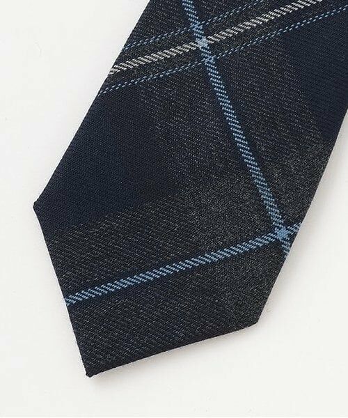 pom ponette junior / ポンポネット ジュニア ネクタイ | *綾織ウールチェックネクタイ | 詳細4