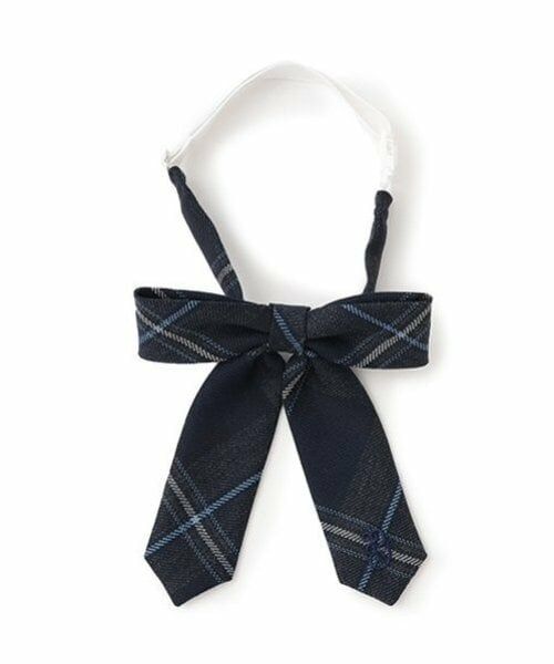 pom ponette junior / ポンポネット ジュニア ネクタイ | *綾織ウールチェックリボンタイ | 詳細4