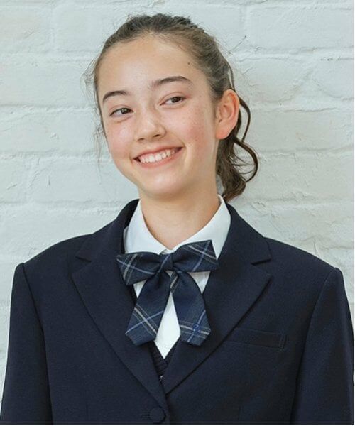 pom ponette junior / ポンポネット ジュニア ネクタイ | *綾織ウールチェックリボンタイ | 詳細5