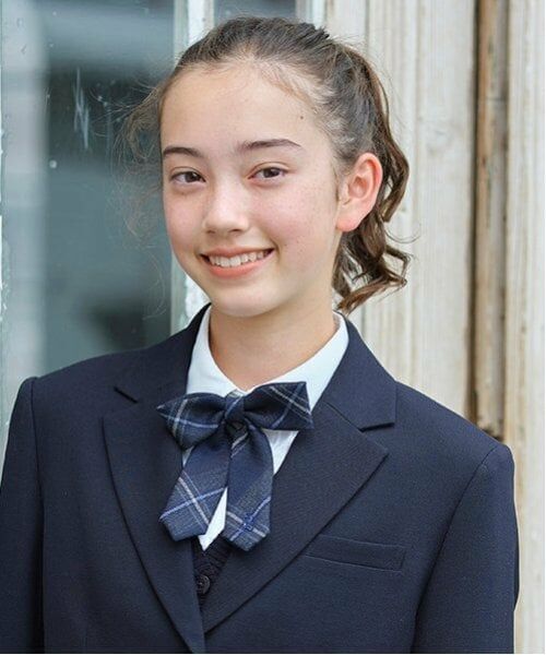 pom ponette junior / ポンポネット ジュニア ネクタイ | *綾織ウールチェックリボンタイ | 詳細6