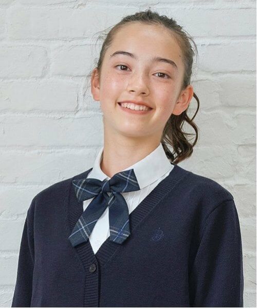 pom ponette junior / ポンポネット ジュニア ネクタイ | *綾織ウールチェックリボンタイ | 詳細7