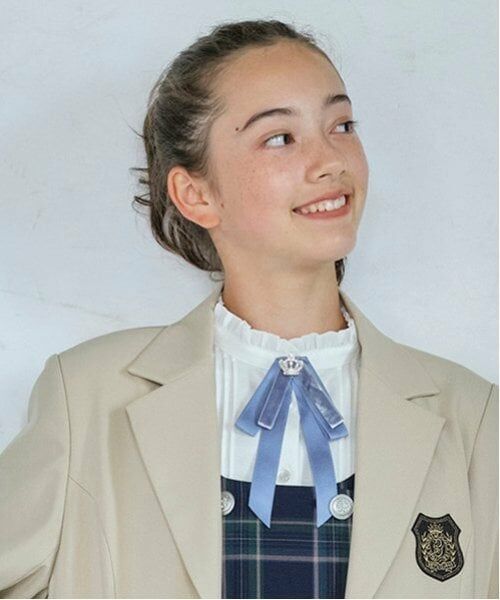 pom ponette junior / ポンポネット ジュニア ブローチ・コサージュ | *クラウンタイリボンブローチ | 詳細3