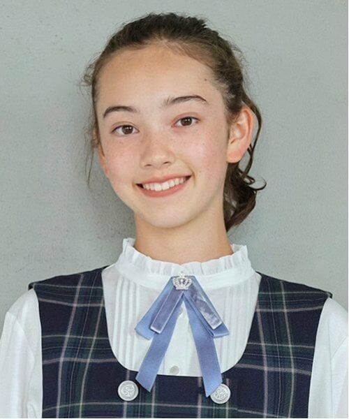 pom ponette junior / ポンポネット ジュニア ブローチ・コサージュ | *クラウンタイリボンブローチ（ブルー）