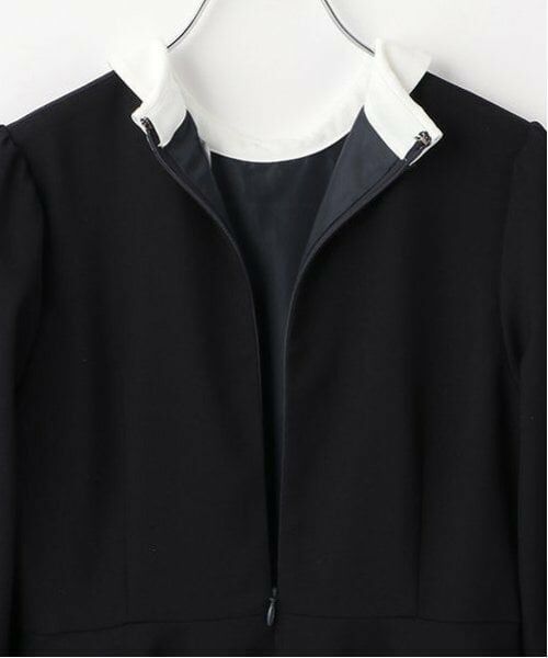 pom ponette junior / ポンポネット ジュニア ドレス | *サキソニ‐ウール白襟ワンピース | 詳細7