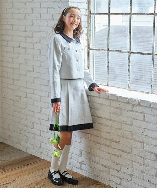 pom ponette junior / ポンポネット ジュニア セットアップ | *ツイードジャケットセットアップ | 詳細1