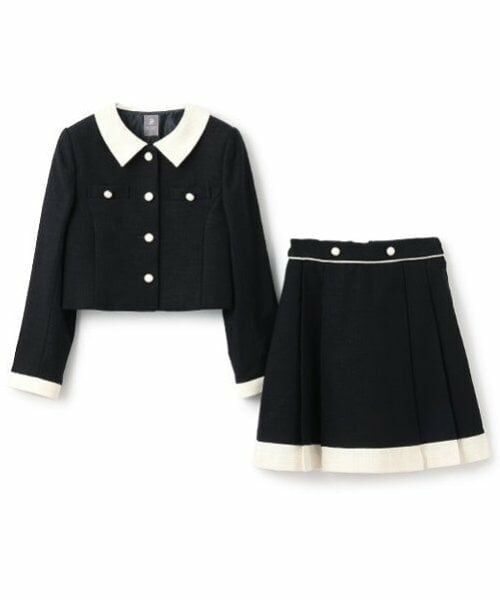 pom ponette junior / ポンポネット ジュニア セットアップ | *ツイードジャケットセットアップ | 詳細4