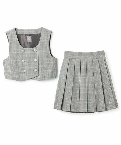 pom ponette junior / ポンポネット ジュニア セットアップ | *ベスト×プリーツスカパンセットアップ | 詳細8