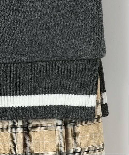 pom ponette junior / ポンポネット ジュニア ドレス | ネクタイつきドッキングワンピース | 詳細8