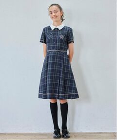 pom ponette junior / ポンポネット ジュニア ドレス | *半袖衿付きワンピース