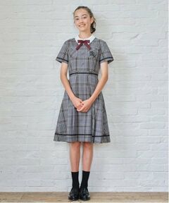 pom ponette junior / ポンポネット ジュニア ドレス | *半袖衿付きワンピース