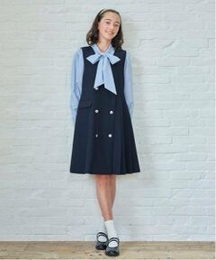 pom ponette junior / ポンポネット ジュニア ドレス | *プリーツ切替ジャンパースカート