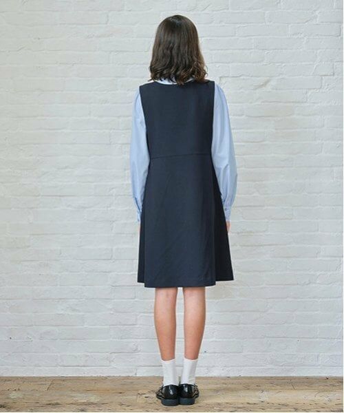 pom ponette junior / ポンポネット ジュニア ドレス | *プリーツ切替ジャンパースカート | 詳細2