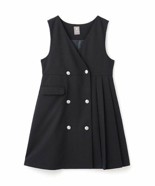 pom ponette junior / ポンポネット ジュニア ドレス | *プリーツ切替ジャンパースカート | 詳細3