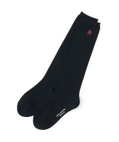 pom ponette junior / ポンポネット ジュニア ソックス | ＊ワンポイント刺しゅうハイソックス