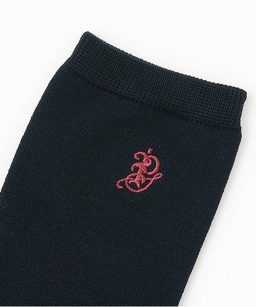 pom ponette junior / ポンポネット ジュニア ソックス | ＊ワンポイント刺しゅうハイソックス | 詳細1