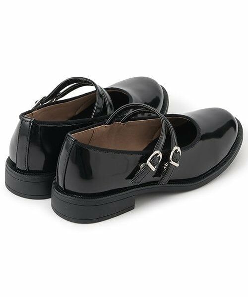 pom ponette junior / ポンポネット ジュニア パンプス | *ダブルストラップシューズ | 詳細1