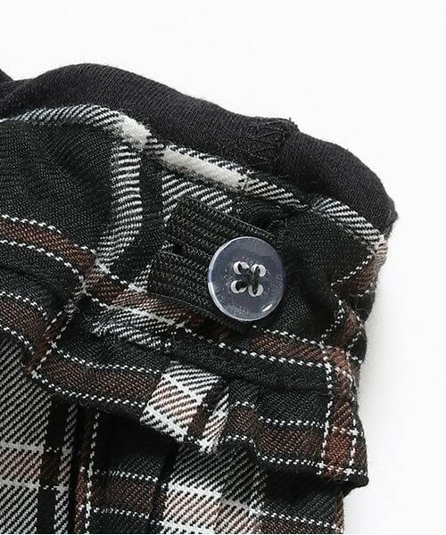 pom ponette junior / ポンポネット ジュニア ショート・ハーフ・半端丈パンツ | チェック細プリーツスカパン | 詳細3