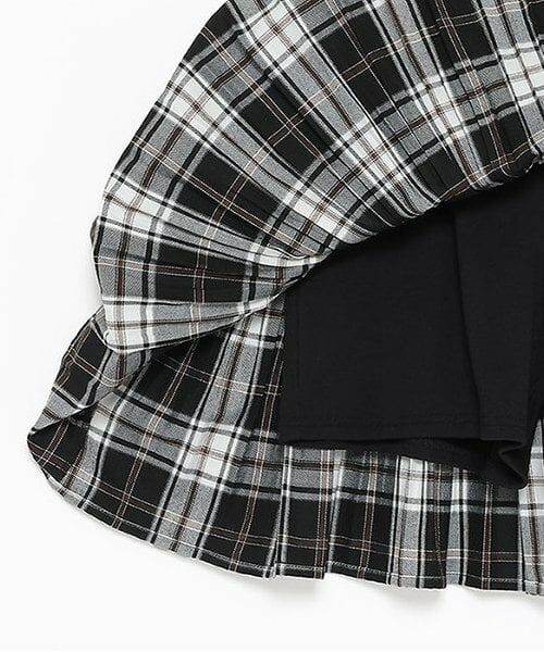 pom ponette junior / ポンポネット ジュニア ショート・ハーフ・半端丈パンツ | チェック細プリーツスカパン | 詳細5