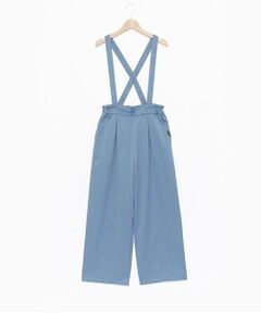 pom ponette junior / ポンポネット ジュニア サロペット・オールインワン | 裏起毛サス付きワイドパンツ