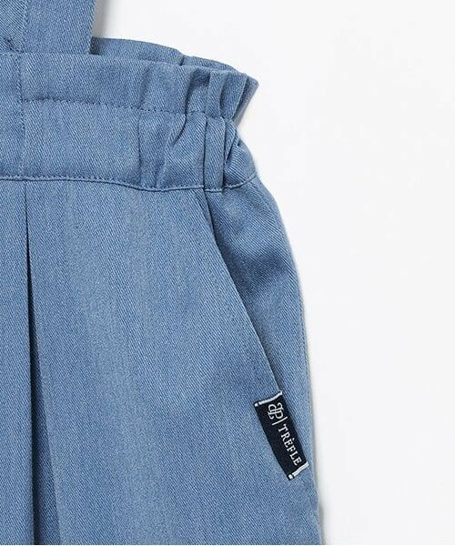 pom ponette junior / ポンポネット ジュニア サロペット・オールインワン | 裏起毛サス付きワイドパンツ | 詳細5