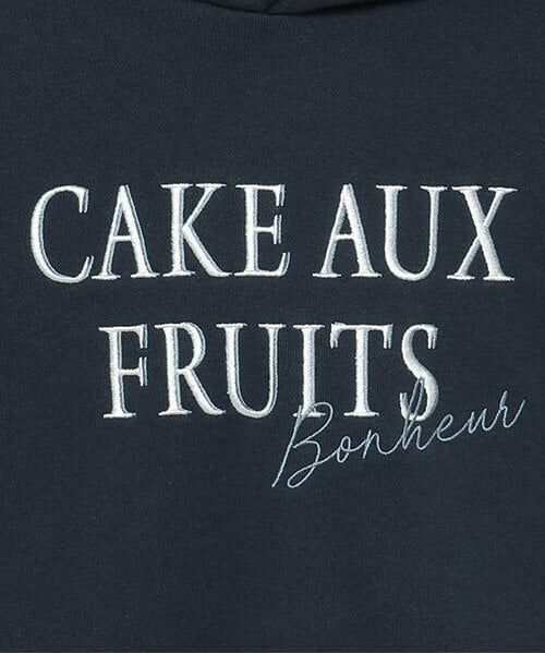 pom ponette junior / ポンポネット ジュニア パーカー | ラインスリーブ裏毛裏起毛パーカ | 詳細3