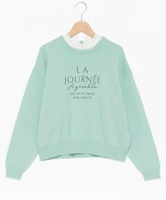 pom ponette junior / ポンポネット ジュニア ニット・セーター | フリル衿ニットプルオーバー