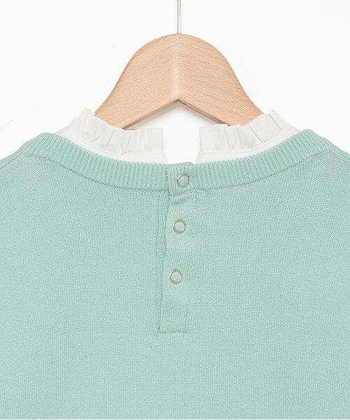 pom ponette junior / ポンポネット ジュニア ニット・セーター | フリル衿ニットプルオーバー | 詳細8