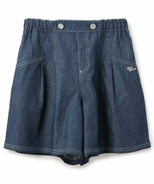 pom ponette junior / ポンポネット ジュニア ショート・ハーフ・半端丈パンツ | 【＋SIZE】【GOOD PRICE】タックキュロット | 詳細1