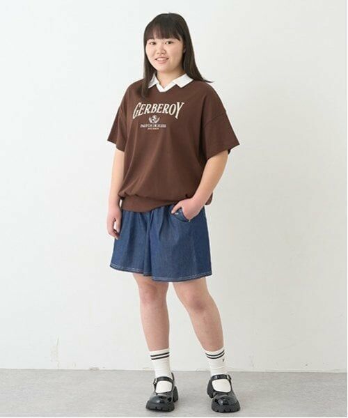 pom ponette junior / ポンポネット ジュニア ショート・ハーフ・半端丈パンツ | 【＋SIZE】【GOOD PRICE】タックキュロット | 詳細18
