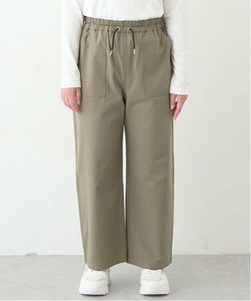 pom ponette junior / ポンポネット ジュニア その他パンツ | 【＋SIZE】【GOOD PRICE】ワイドパンツ（カーキ）