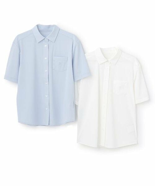 pom ponette junior / ポンポネット ジュニア シャツ・ブラウス | *【UVカット】角衿カットシャツ | 詳細7