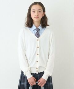 pom ponette junior / ポンポネット ジュニア カーディガン・ボレロ | *【接触冷感・抗菌防臭】Vネックカーディガン