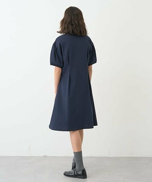 pom ponette junior / ポンポネット ジュニア ミニ丈・ひざ丈ワンピース | *【接触冷感】ポロ衿カットワンピース | 詳細2