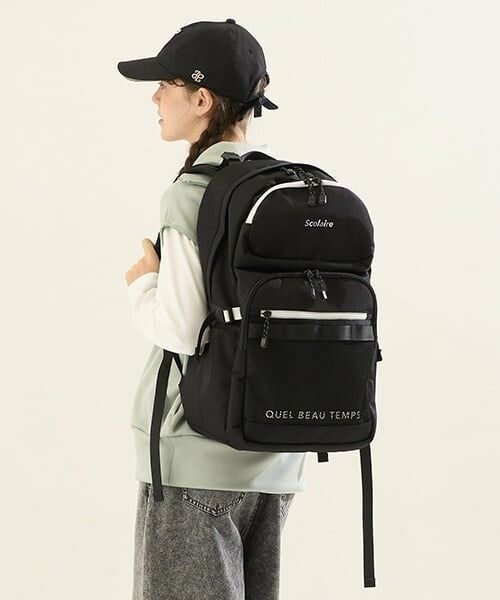 pom ponette junior / ポンポネット ジュニア リュック・バックパック | *32Lスクールリュック（黒）