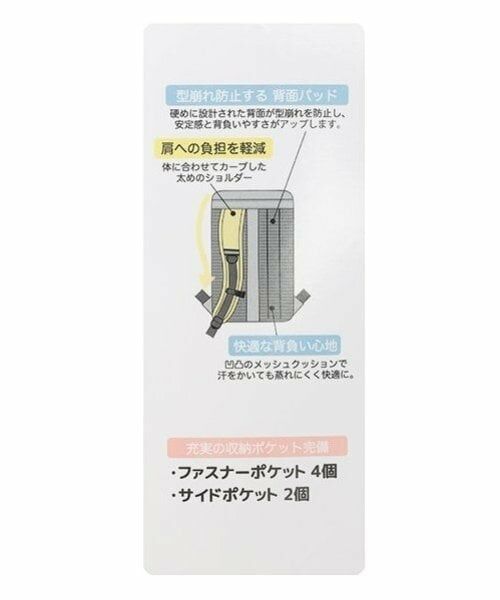 pom ponette junior / ポンポネット ジュニア リュック・バックパック | *スクエア型スクールリュック | 詳細26