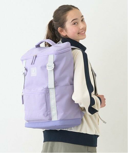 pom ponette junior / ポンポネット ジュニア リュック・バックパック | *スクエア型スクールリュック（ラベンダー）