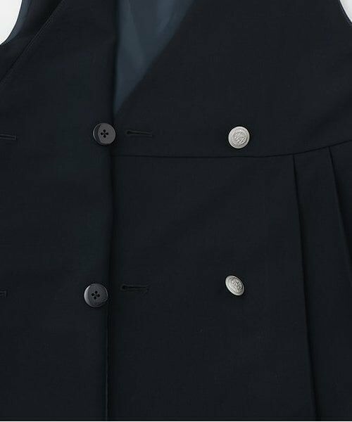 pom ponette junior / ポンポネット ジュニア ミニ・ひざ丈スカート | *プリーツ切替ジャンパースカート | 詳細4