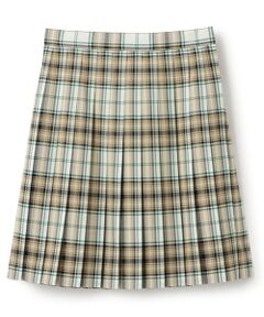pom ponette junior / ポンポネット ジュニア ミニ・ひざ丈スカート | *52cm丈24本プリーツチェックスカート