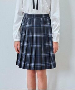 pom ponette junior / ポンポネット ジュニア ミニ・ひざ丈スカート | *52cm丈24本プリーツチェックスカート