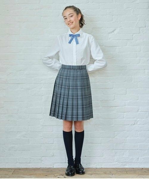 pom ponette junior / ポンポネット ジュニア ミニ・ひざ丈スカート | *52cm丈24本プリーツチェックスカート | 詳細15