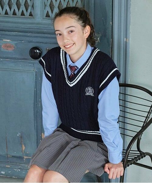 pom ponette junior / ポンポネット ジュニア シャツ・ブラウス | *【シワになりにくい】角襟ブラウス | 詳細12