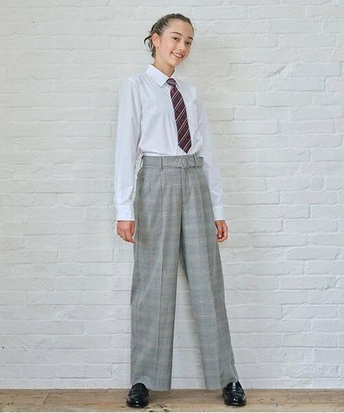 pom ponette junior / ポンポネット ジュニア シャツ・ブラウス | *【シワになりにくい】角襟ブラウス | 詳細18