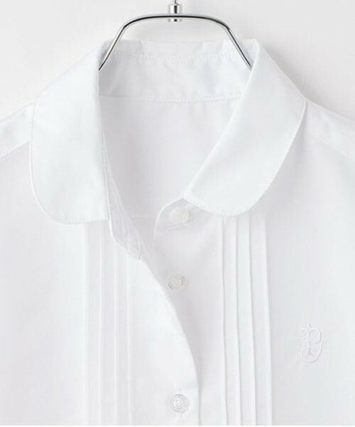 pom ponette junior / ポンポネット ジュニア シャツ・ブラウス | *【シワになりにくい】丸襟長袖シャツ | 詳細3