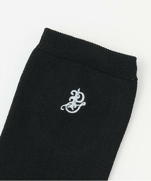 pom ponette junior / ポンポネット ジュニア ソックス | ＊ワンポイント刺しゅうハイソックス | 詳細1