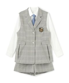 pom ponette junior / ポンポネット ジュニア セットアップ | 【卒服】【５点セット】ジレジャケットコーデセット
