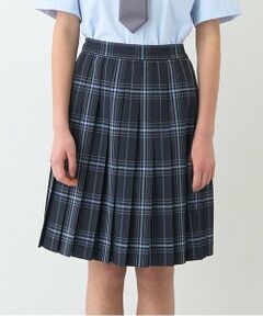 【卒服】【家庭洗濯可】24本チェックプリーツスカート